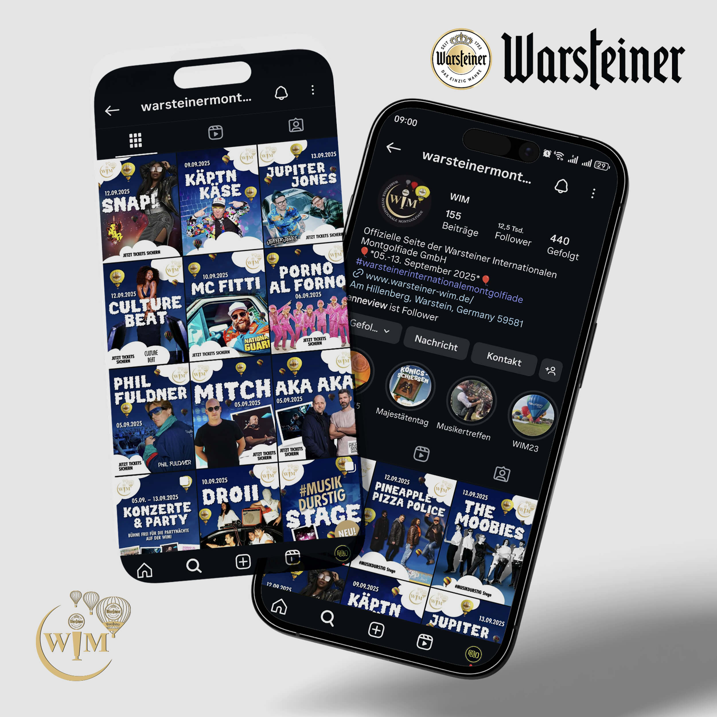 Warsteiner Deutschland - Social-Media-Design